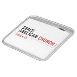 Grace ANglican  iPad Sleeves