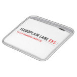 Floodplain lane  iPad Sleeves