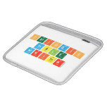 Periodic
 Table
 Writer  iPad Sleeves