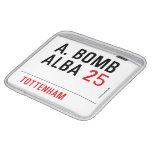 A. BOMB ALBA  iPad Sleeves