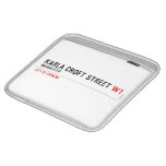 Karla Croft Street  iPad Sleeves