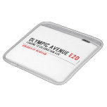 Olympic Avenue  iPad Sleeves