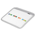 being smart is cool  iPad Sleeves