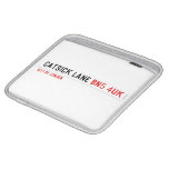 Catsick Lane  iPad Sleeves