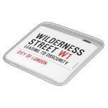 Wilderness  Street  iPad Sleeves