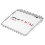 Ash road   iPad Sleeves