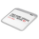 Your Name Arshad  Street Indian  iPad Sleeves