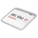 JOEL DÍAZ  iPad Sleeves