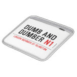 DUMB AND DUMBER  iPad Sleeves