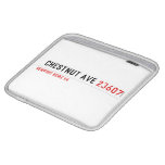  Chestnut Ave  iPad Sleeves