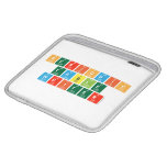 Pe|riodic
 t|a|b|l|e
 Writ|e|r  iPad Sleeves