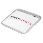 WUMBO AVE.  iPad Sleeves