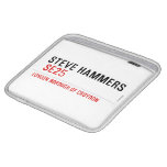 steve hammers   iPad Sleeves