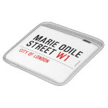 Marie Odile  Street  iPad Sleeves