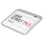LOVE Street  iPad Sleeves
