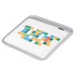 jesus loves you and god whet  and gave his  only son to  save us  iPad Sleeves