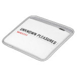 unKNOWN PLEASURES  iPad Sleeves
