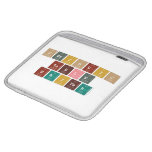 Periodic
 Table
 Writer  iPad Sleeves