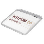 Welkom  iPad Sleeves