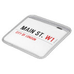 Main St.  iPad Sleeves