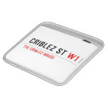 Criblez st  iPad Sleeves