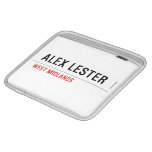 Alex Lester  iPad Sleeves