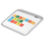 Periodic
 Table
 Writer  iPad Sleeves