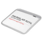 Rahmalar Köyü  iPad Sleeves