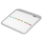 No a la violencia cientifica  iPad Sleeves