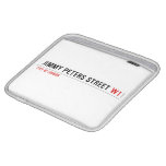 JIMMY PETERS Street  iPad Sleeves