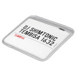 DJ SHIMTONIC TEMBISA 1632  iPad Sleeves