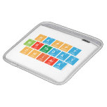 happy
 birthday
 Chiara  iPad Sleeves