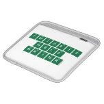 Periodic
 Table
 Writer  iPad Sleeves
