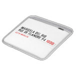 Maricela del Rio Rue de Flandre 94  iPad Sleeves