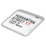 Yushantha  Street  iPad Sleeves