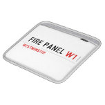 FIRE PANEL  iPad Sleeves