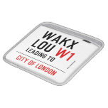 WAKX LOU  iPad Sleeves