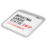 muhatma gandhi statue  iPad Sleeves