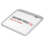 ASHFORD ROAD  iPad Sleeves