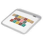 Periodic
 Table
 Writer  iPad Sleeves