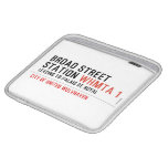 BROAD STREET STATION  iPad Sleeves