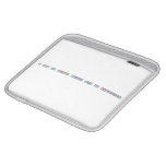 I think luv inspires science its all chemistry  iPad Sleeves