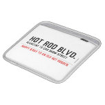 Hot Rod Blvd.  iPad Sleeves