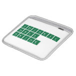 Periodic
 Table
 Writer  iPad Sleeves