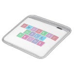 Periodic
 Table
 Writer  iPad Sleeves