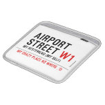 AIRPORT Street  iPad Sleeves
