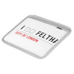 I ❤️ FELTHAM  iPad Sleeves