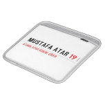MUSTAFA ATAR  iPad Sleeves
