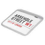 Arsehole Street  iPad Sleeves