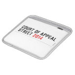 COURT OF APPEAL STREET  iPad Sleeves